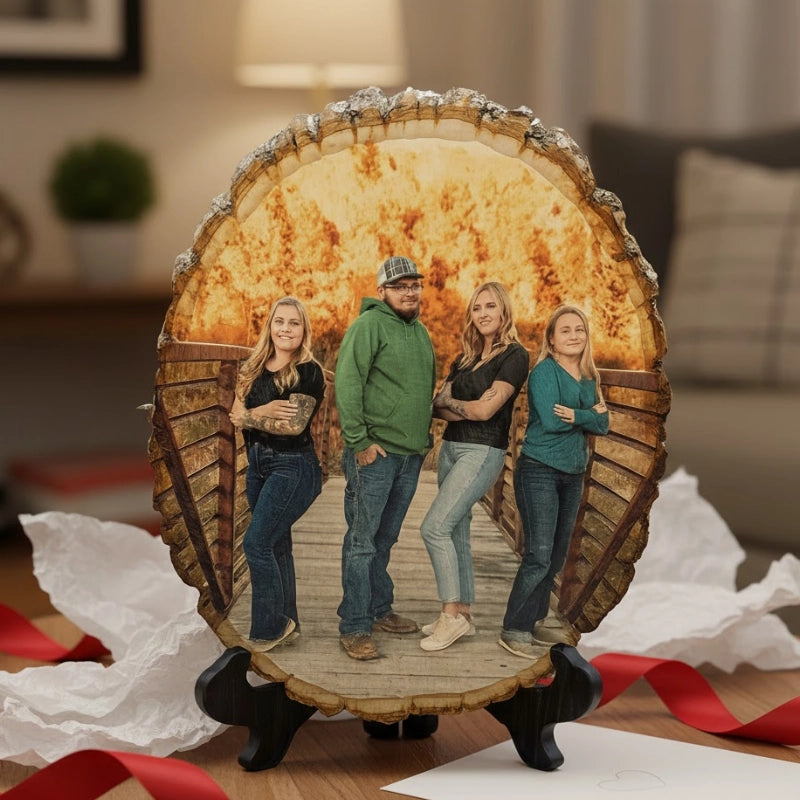 Rustic Wood Photo Keepsake