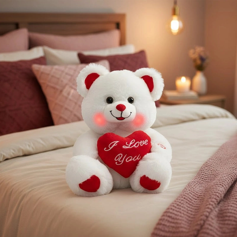 Blushing Love Teddy Bear