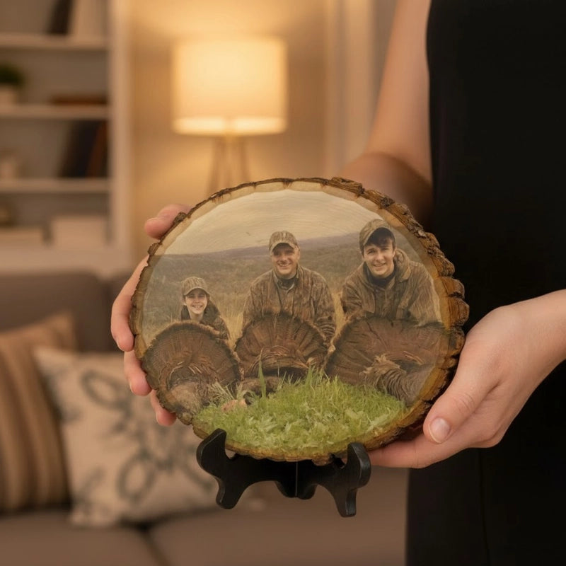 Rustic Wood Photo Keepsake