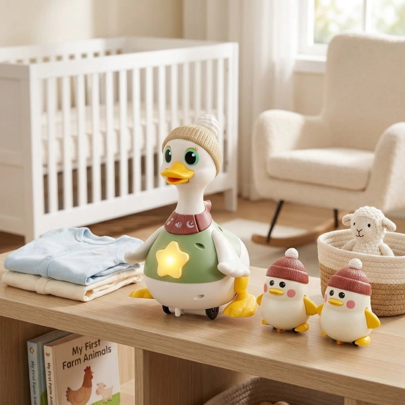 Musical Duck Crawl Toy