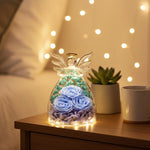 Angel Rose Glass Dome