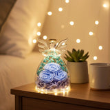 Angel Rose Glass Dome