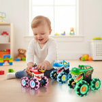 Glow Monster Truck Trio
