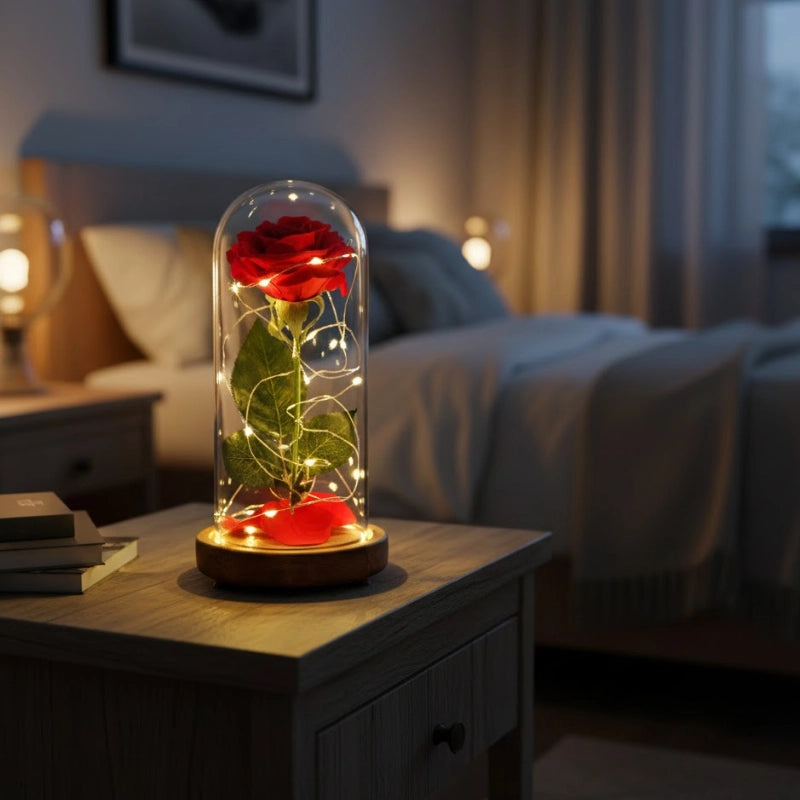 Eternal Rose Glass Dome