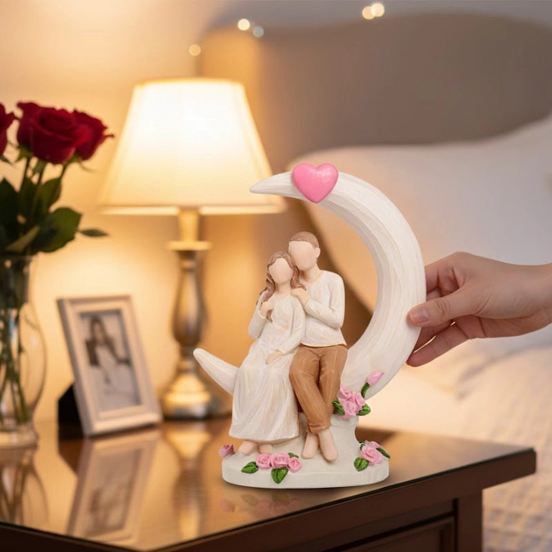 Moonlit Couple Love Figurine