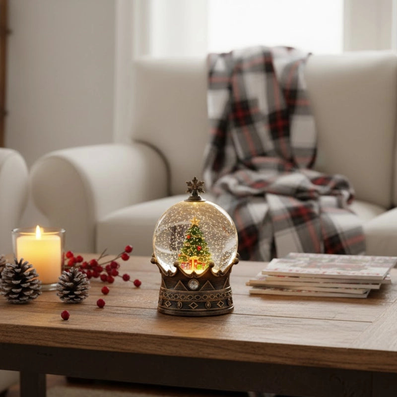 Musical Christmas Snow Globe