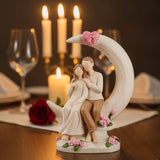 Moonlit Couple Love Figurine