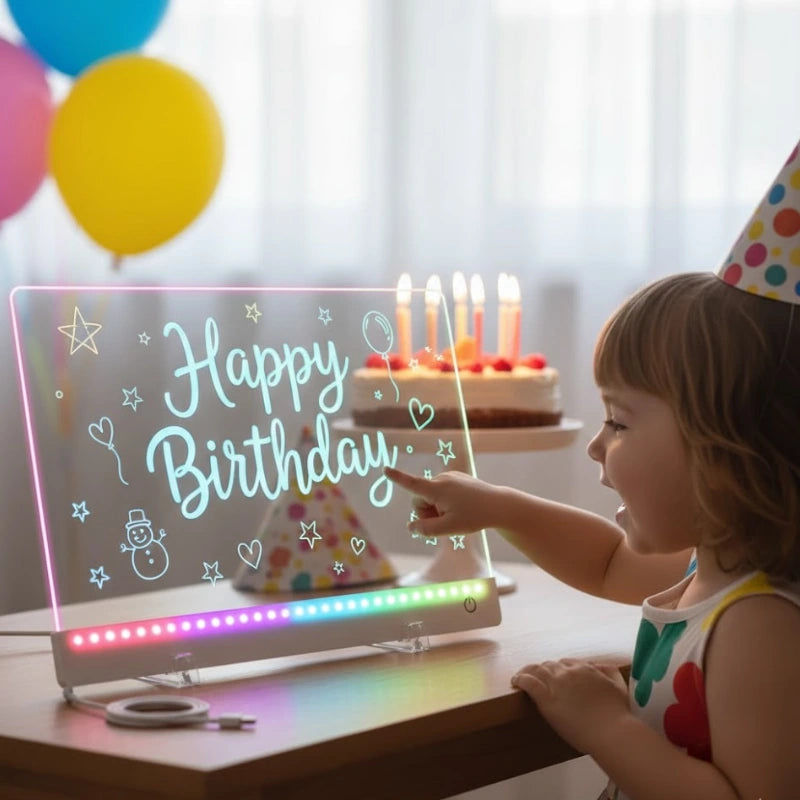 LED Rechargeable Glow Doodle Board