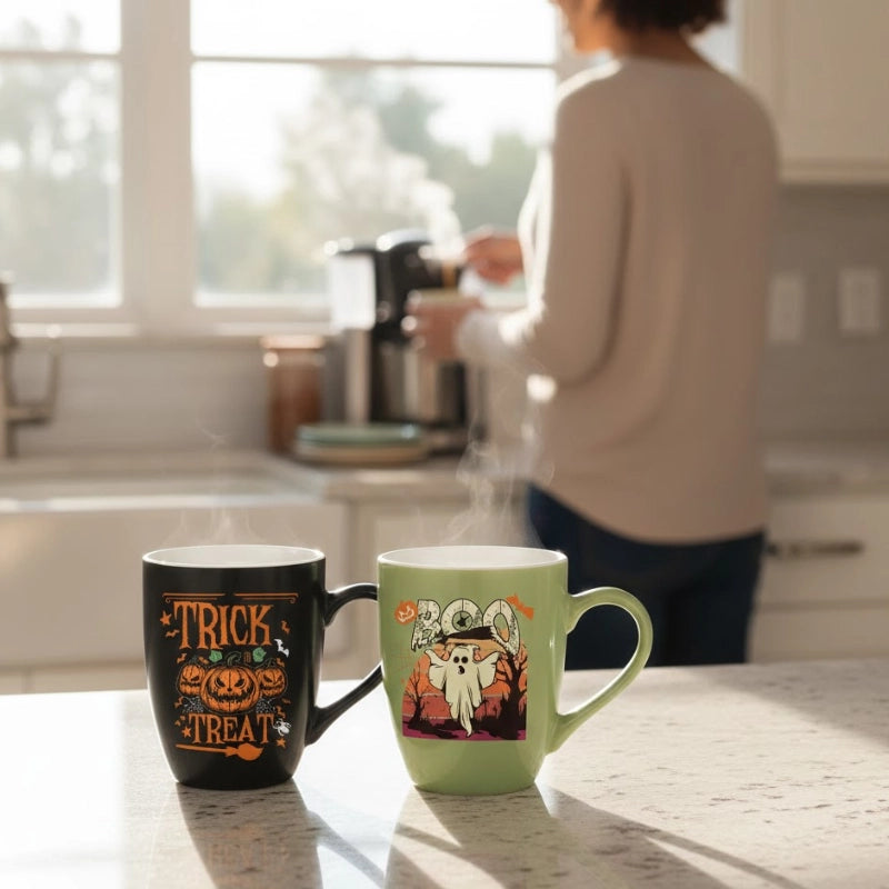 Seasonal Ceramic Mug Set
