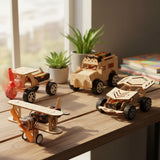 STEM Wooden Car Builder Kit