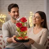 Eternal Rose Glass Dome