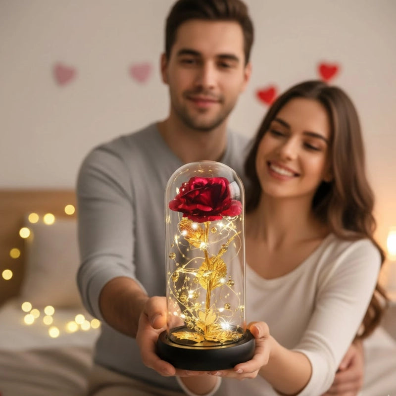 Eternal Rose Glass Dome