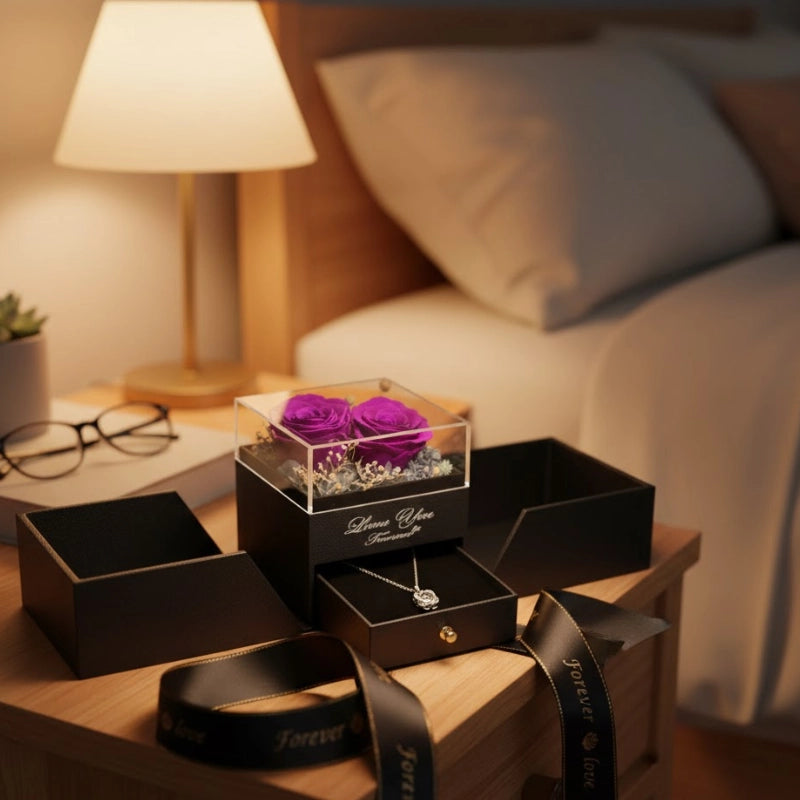 Forever Love Rose Necklace