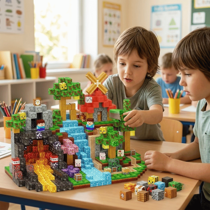 Magnetic Building Blocks Set