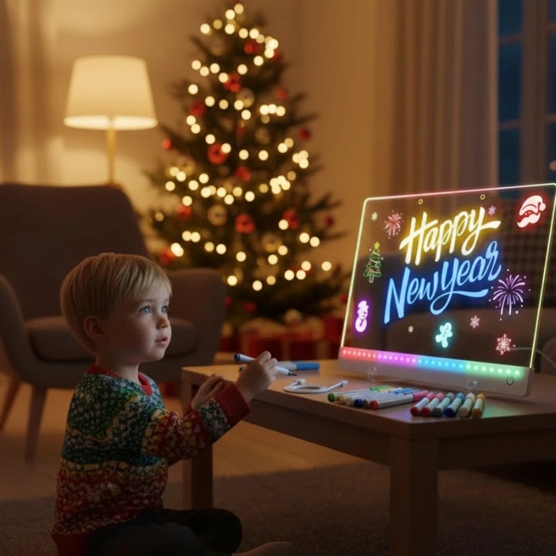 LED Rechargeable Glow Doodle Board