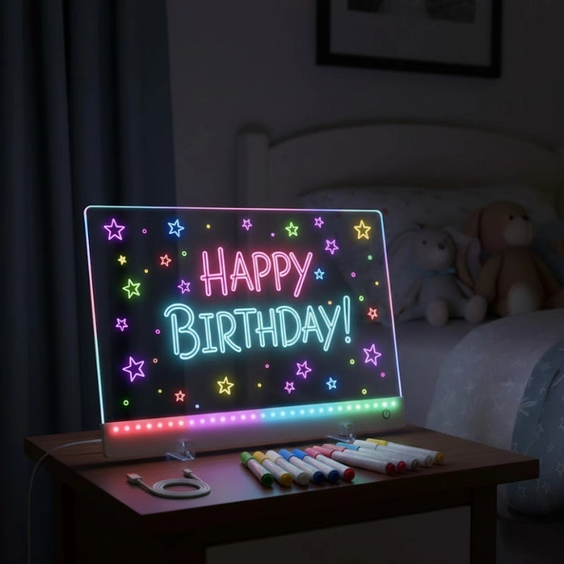 LED Rechargeable Glow Doodle Board