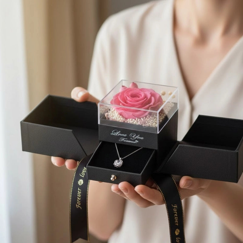 Forever Love Rose Necklace