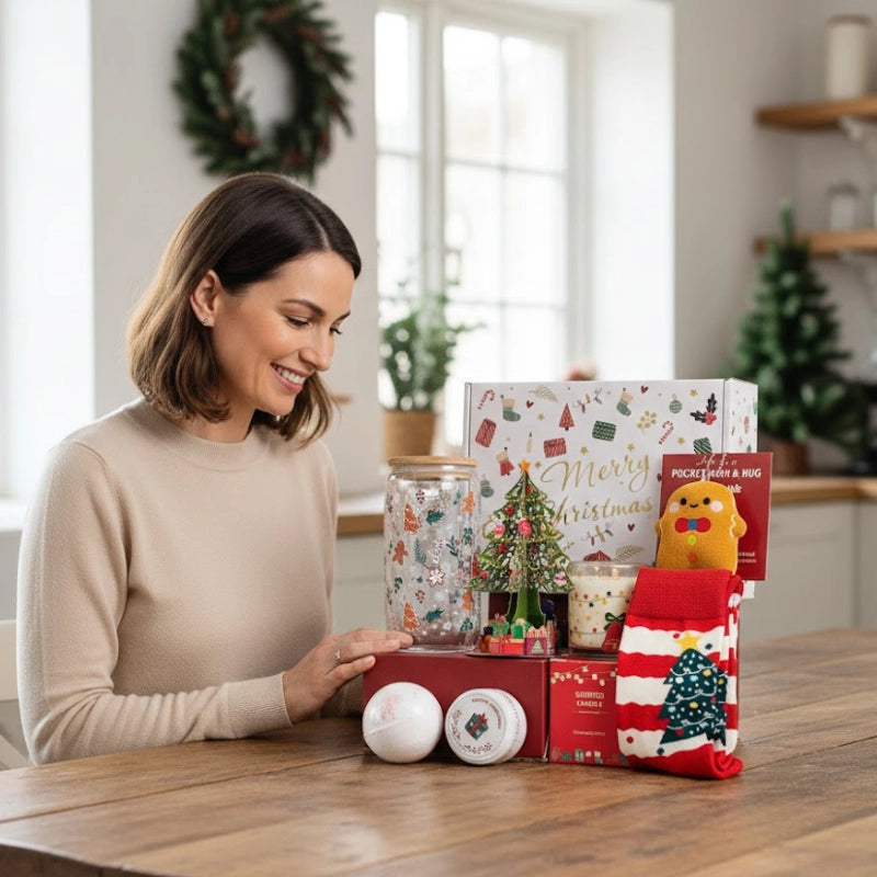 Cozy Christmas Gift Basket