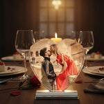 Personalized Heart Crystal Frame