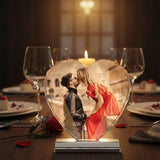 Personalized Heart Crystal Frame