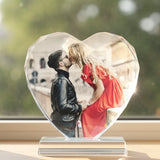 Personalized Heart Crystal Frame