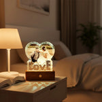 Personalized Heart Crystal Frame