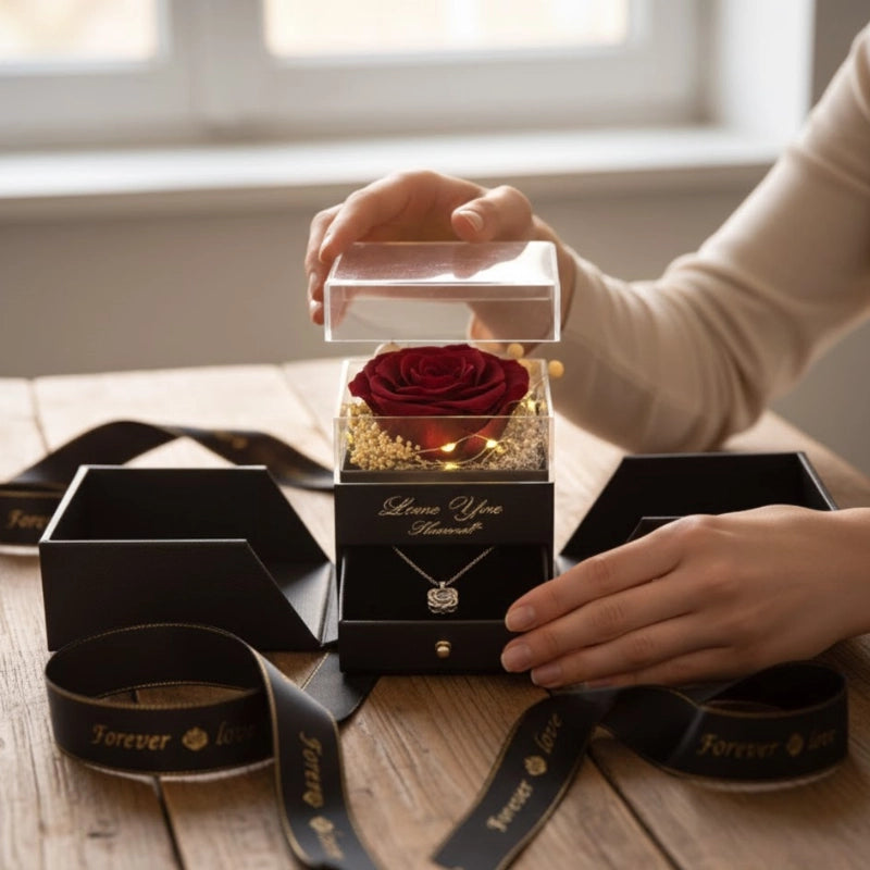 Forever Love Rose Necklace