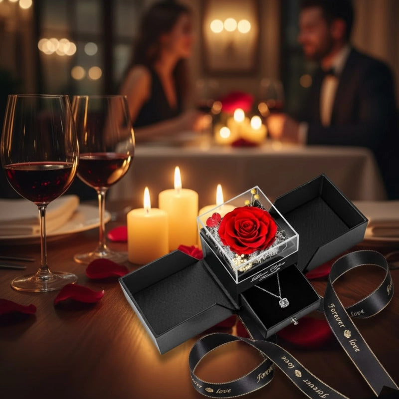 Forever Love Rose Necklace