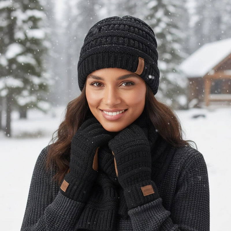 Winter Hat Scarf Set