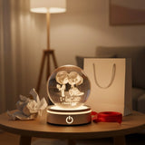 3D Crystal Light Globe