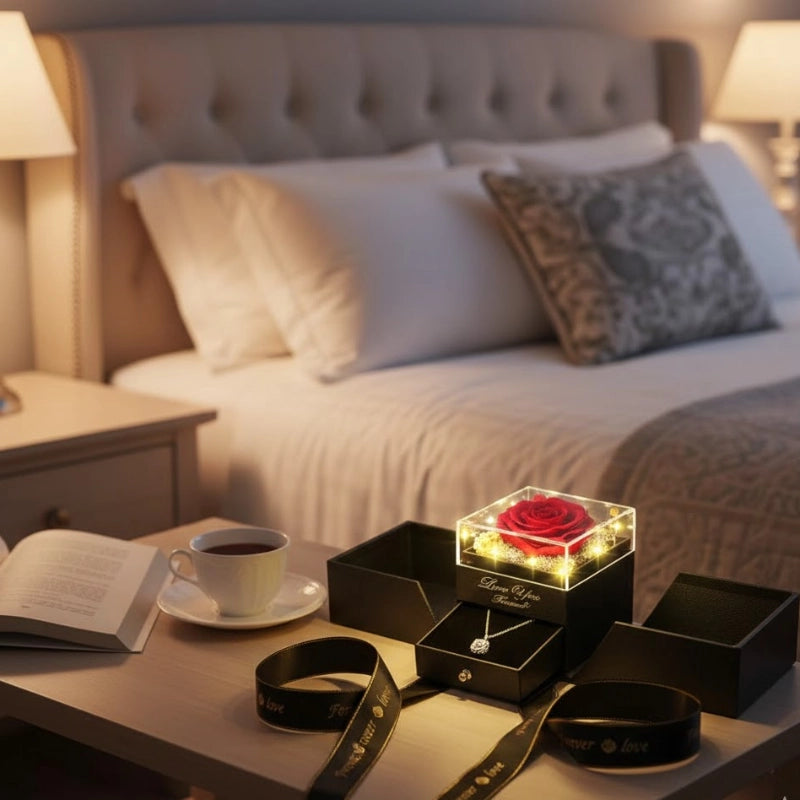 Forever Love Rose Necklace