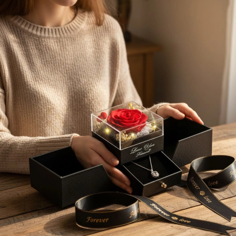 Forever Love Rose Necklace