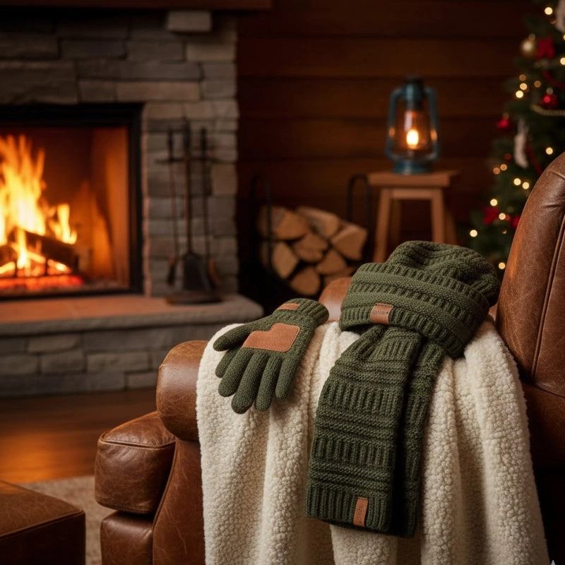 Winter Hat Scarf Set