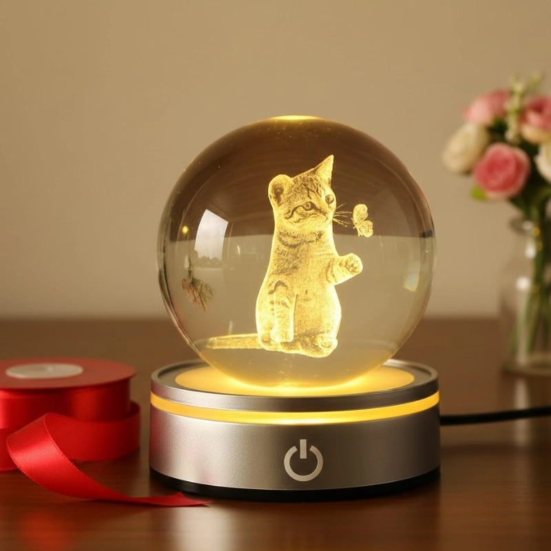 3D Crystal Light Globe