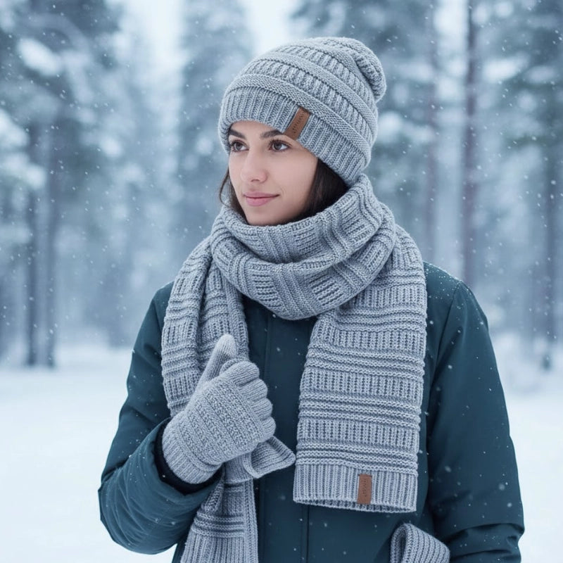 Winter Hat Scarf Set