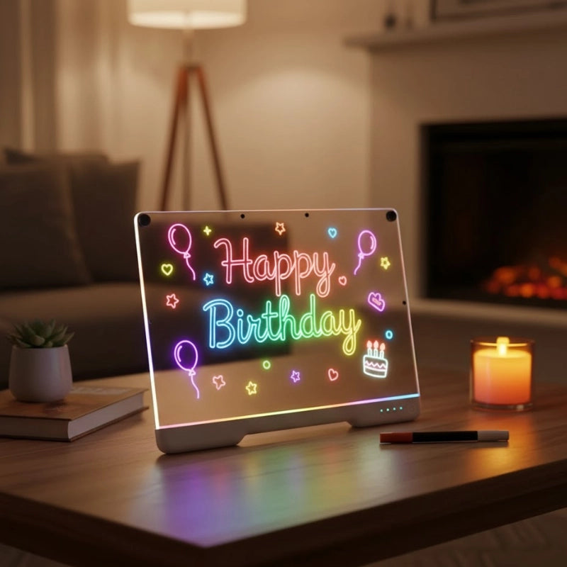 LED Rechargeable Glow Art Board