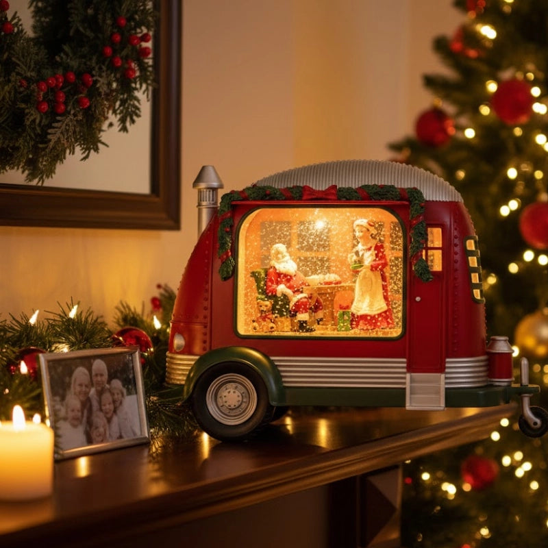 Musical RV Snow Globe