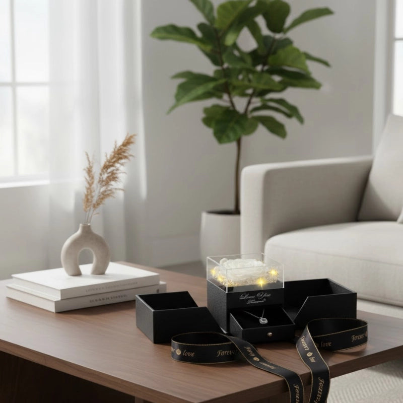 Forever Love Rose Necklace