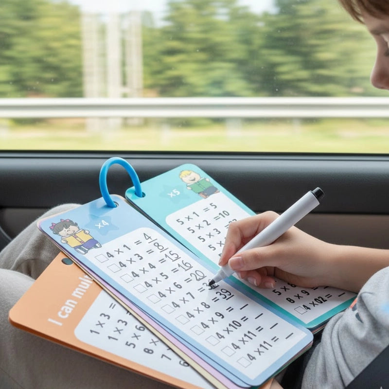 Reusable Math Practice Flash Cards