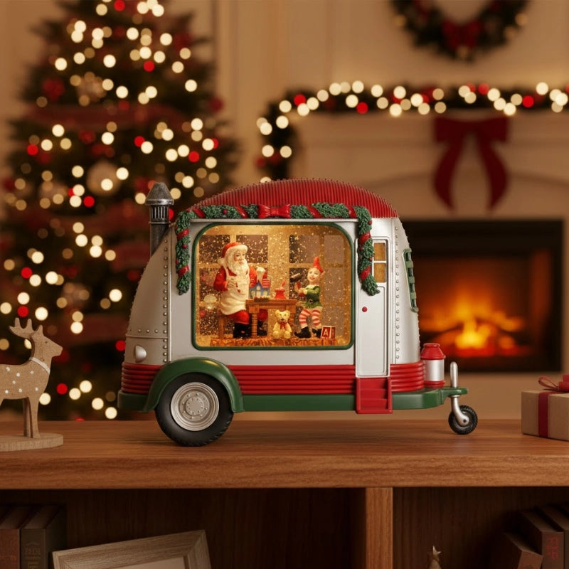 Musical RV Snow Globe