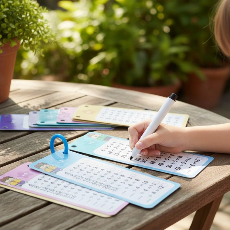 Reusable Math Practice Flash Cards