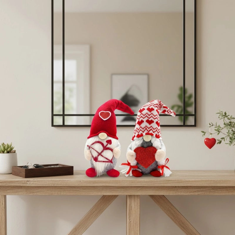 Valentine Gnome Couple Decor
