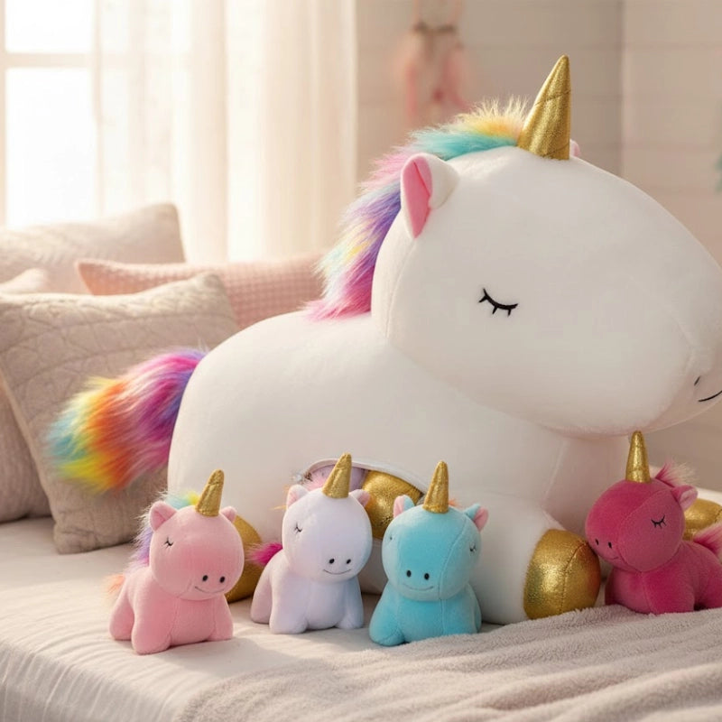 Mommy Plush Animal Toy Set