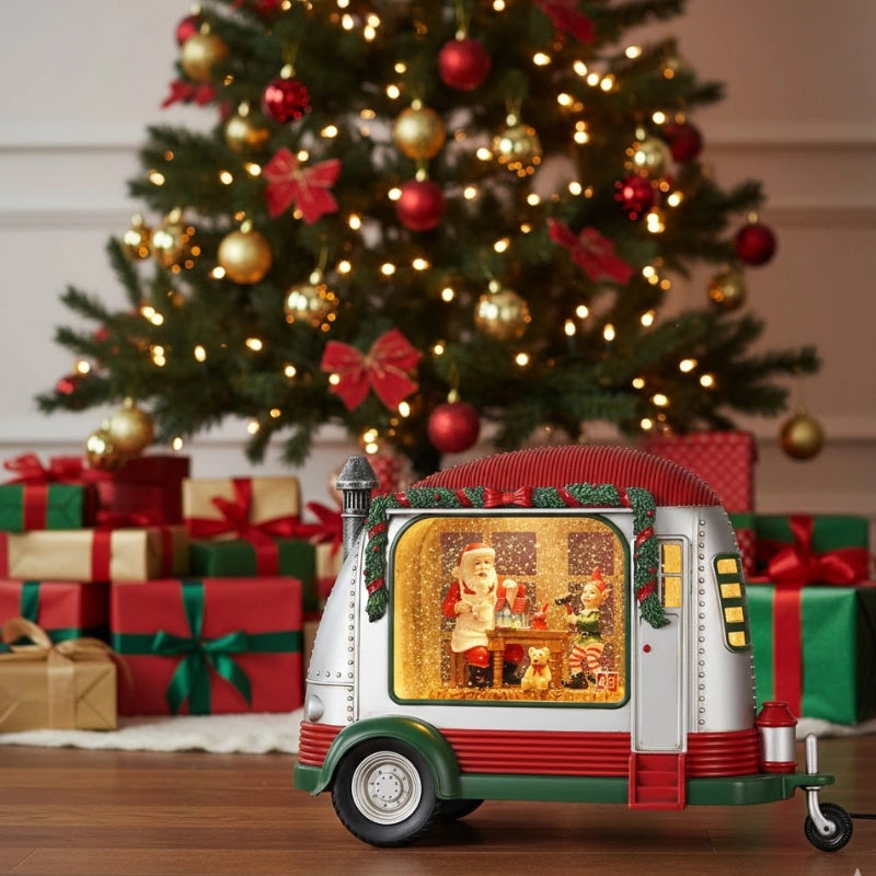 Musical RV Snow Globe