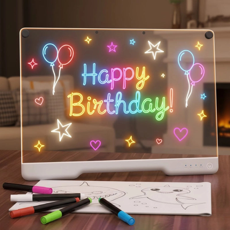 LED Rechargeable Glow Art Board
