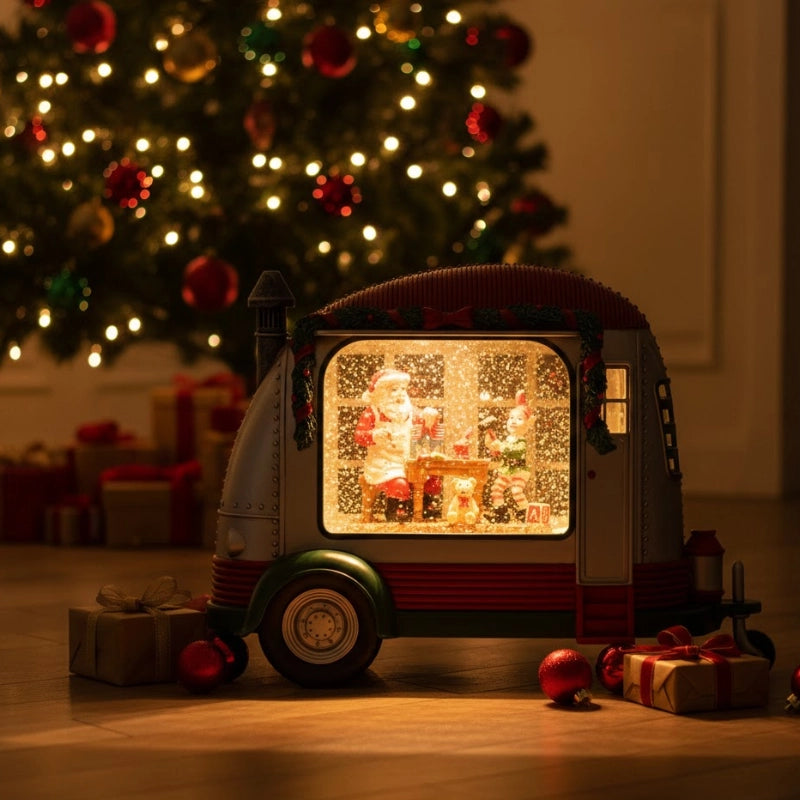 Musical RV Snow Globe