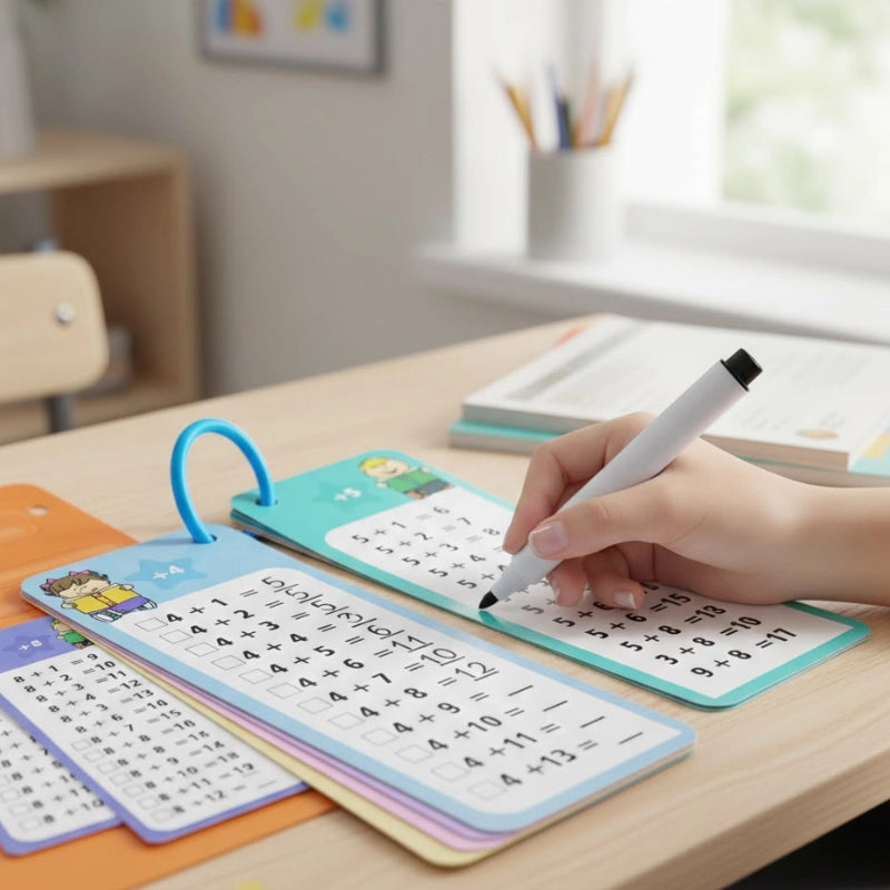 Reusable Math Practice Flash Cards