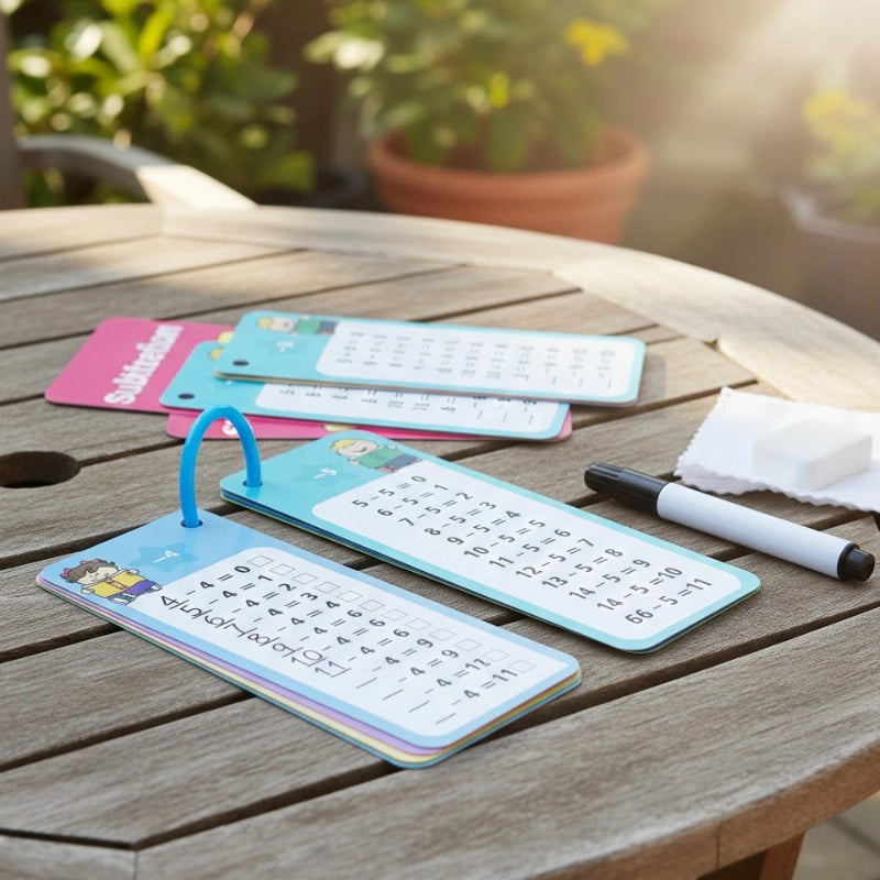 Reusable Math Practice Flash Cards