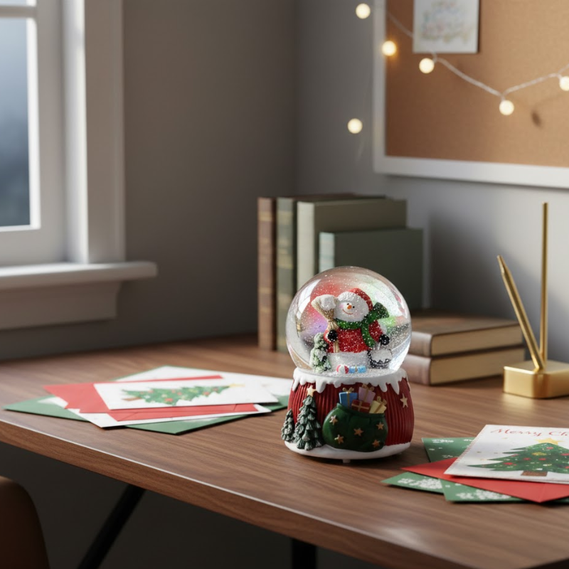 Holiday Musical Snow Globe