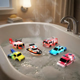 Light-Up Bath Car Set